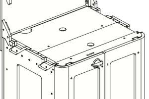 Modulo porta fornello 40 Alto